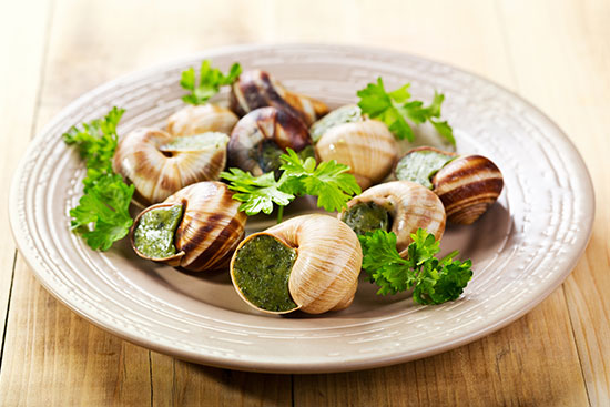 Escargot dishes